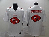 Nike 49ers 7 Colin Kaepernick White Shadow Logo Limited Jersey Dzhi,baseball caps,new era cap wholesale,wholesale hats